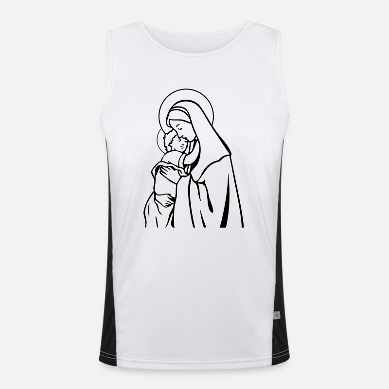 maria_jesus_01 Men's Functional Contrast Tank Top 