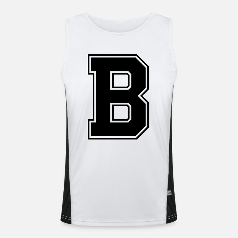 b Funktionelles Kontrast-Tank Top für Männer 