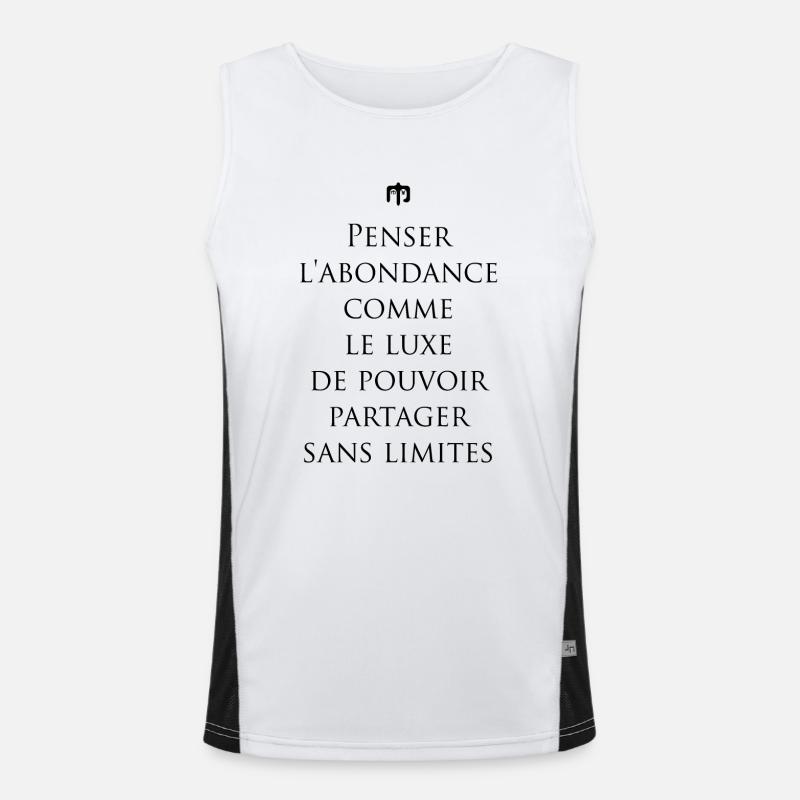 abondance Débardeur respirant contrasté Homme 