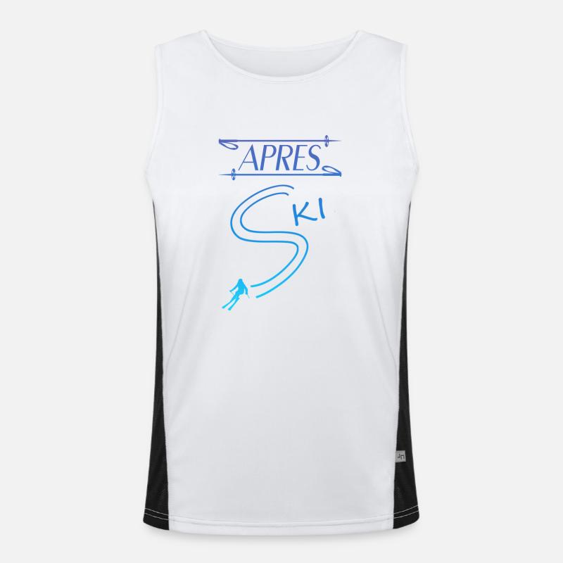 Apres Ski Funktionelles Kontrast-Tank Top für Männer 