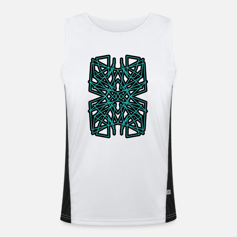 Pattern Men's Functional Contrast Tank Top 