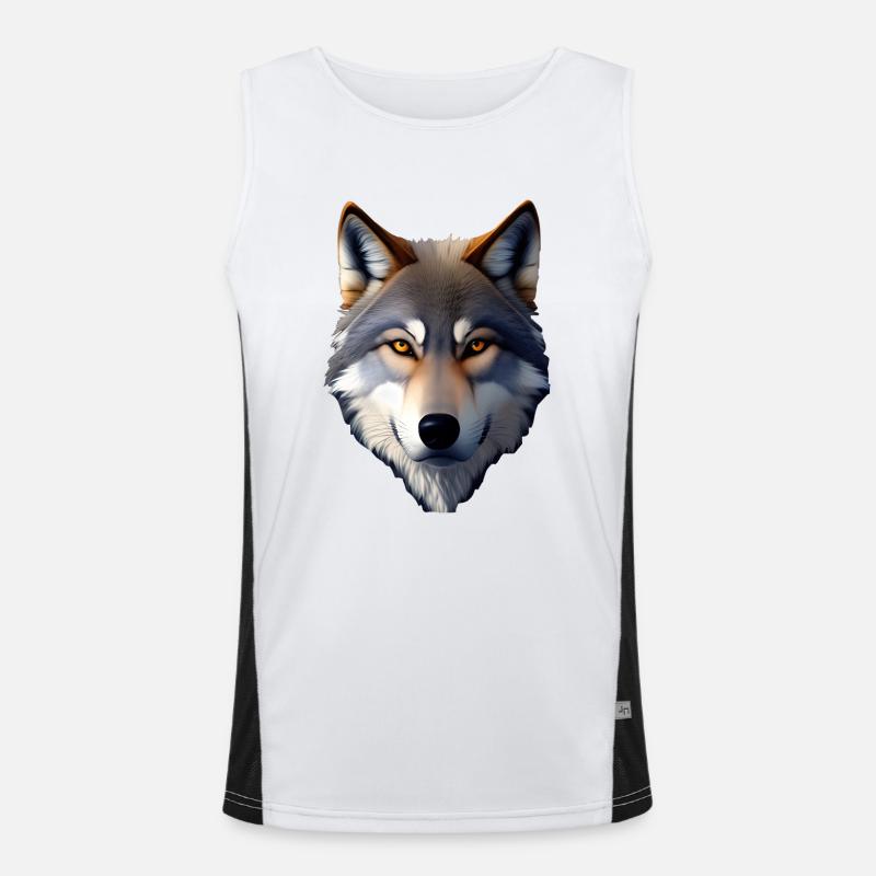 Wolf Men's Functional Contrast Tank Top 