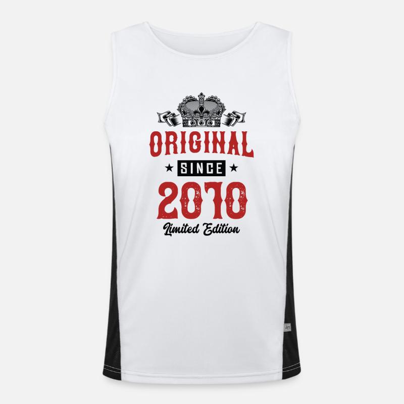 2010 limited edition Funktionelles Kontrast-Tank Top für Männer 