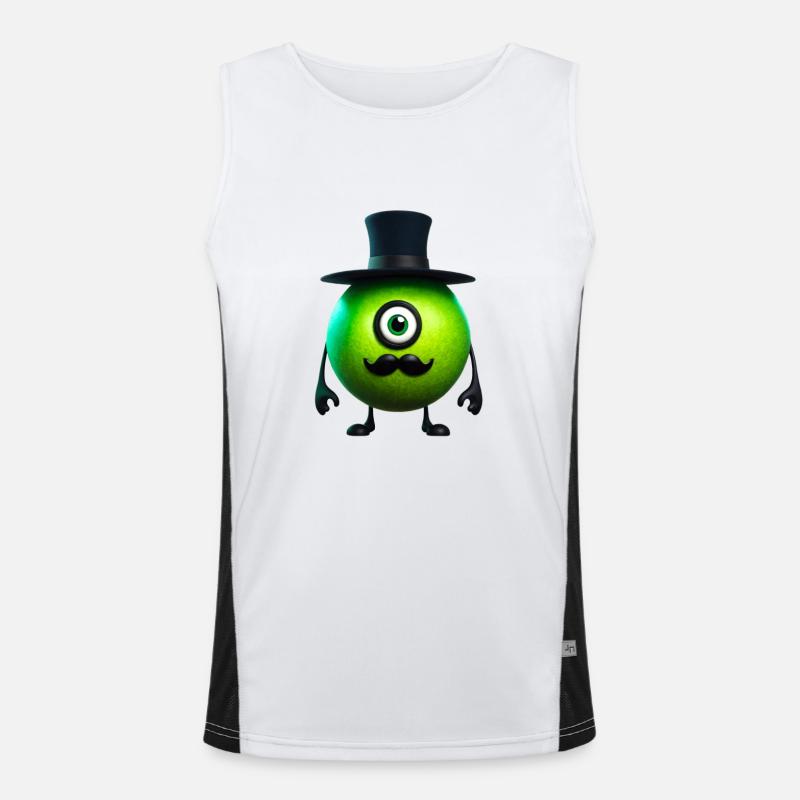 créature verte Mr Green Débardeur respirant contrasté Homme 