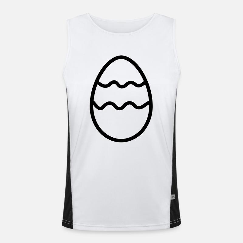 Easter Egg Men's Functional Contrast Tank Top 