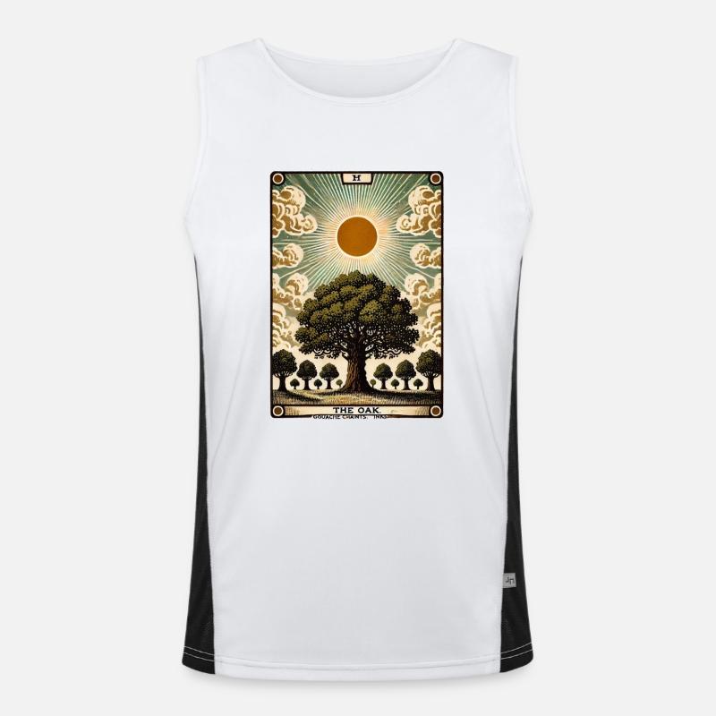 Die Eiche Funktionelles Kontrast-Tank Top für Männer 