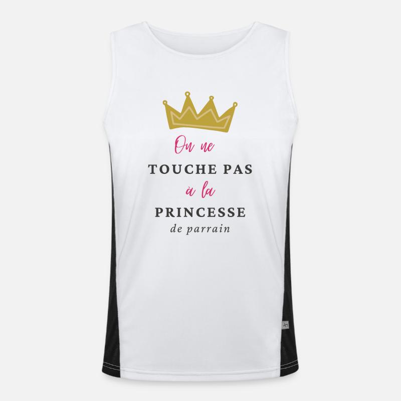 Princesse de parrain Débardeur respirant contrasté Homme 