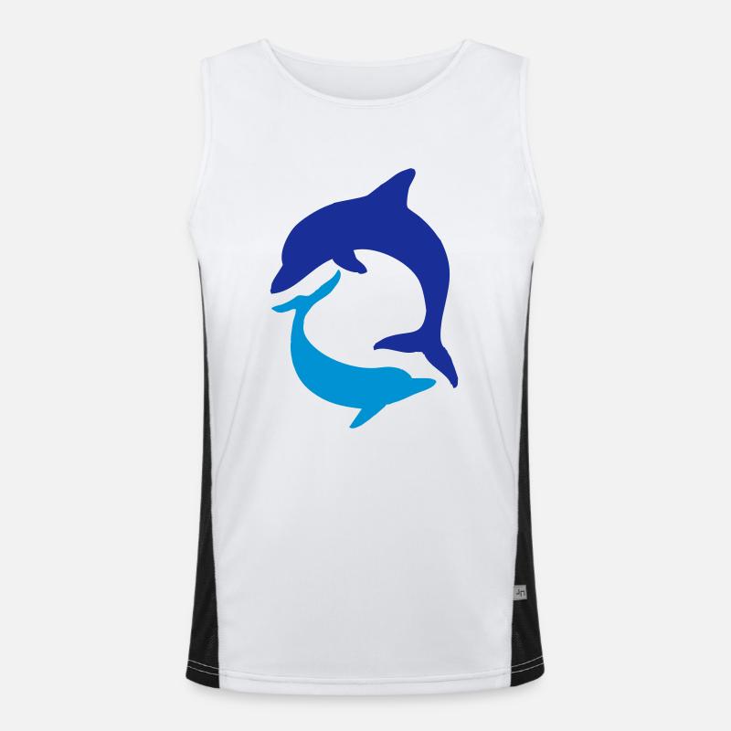 dolphin Men's Functional Contrast Tank Top 