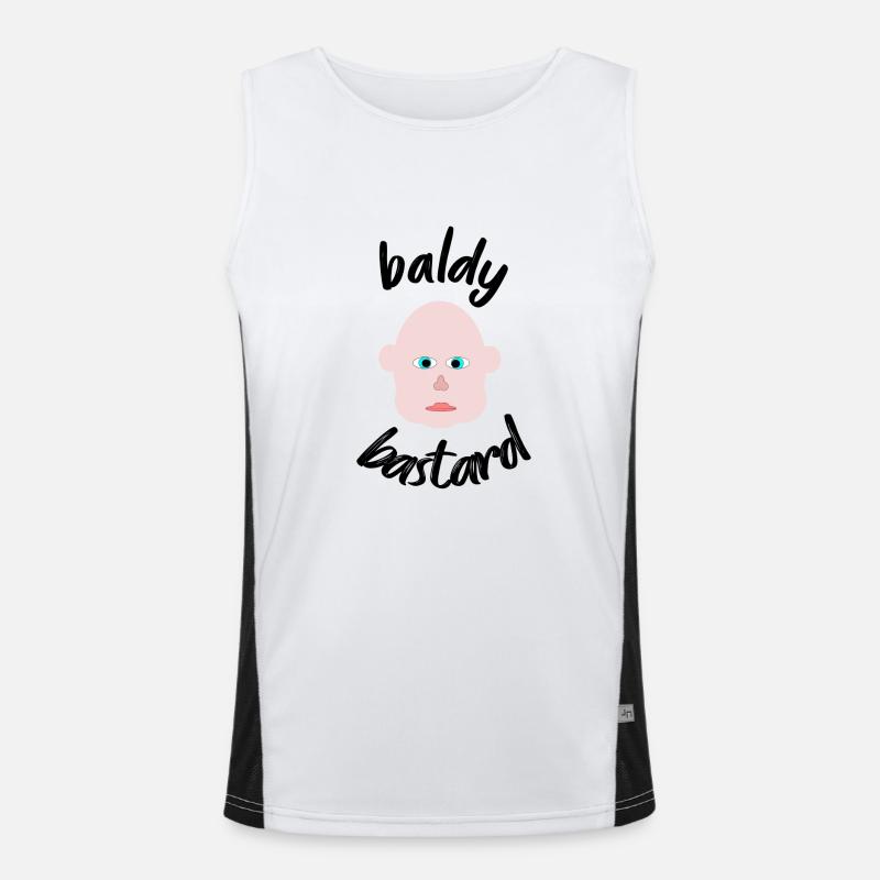 baldy bastard Men's Functional Contrast Tank Top 