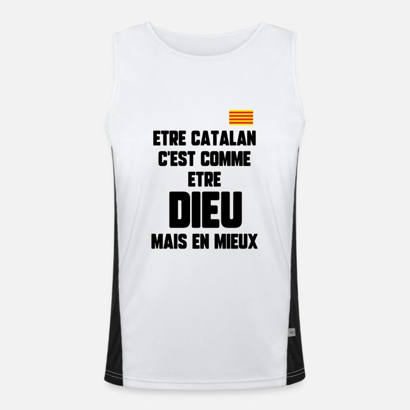 Catalan Men's Functional Contrast Tank Top 