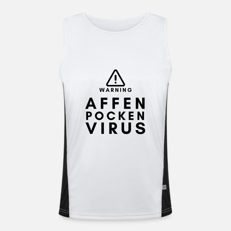 Warning ApV Funktionelles Kontrast-Tank Top für Männer 