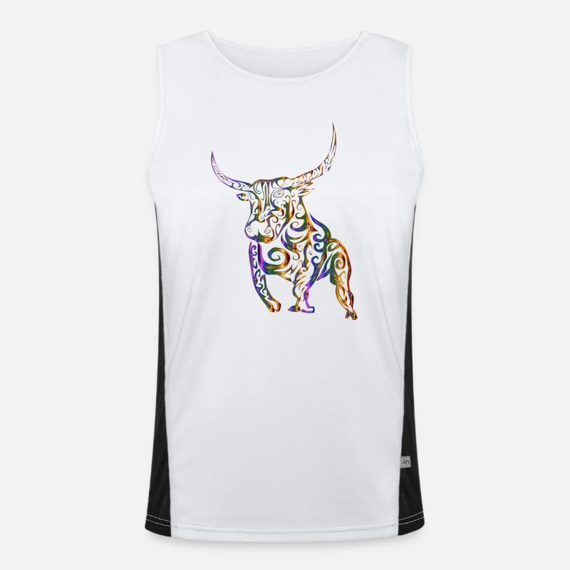 bull Men's Functional Contrast Tank Top 