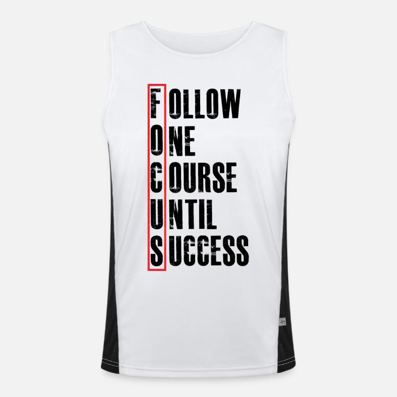 follow one course until Men's Functional Contrast Tank Top 