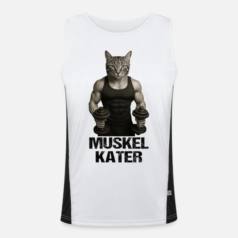 Stiffness Men's Functional Contrast Tank Top 