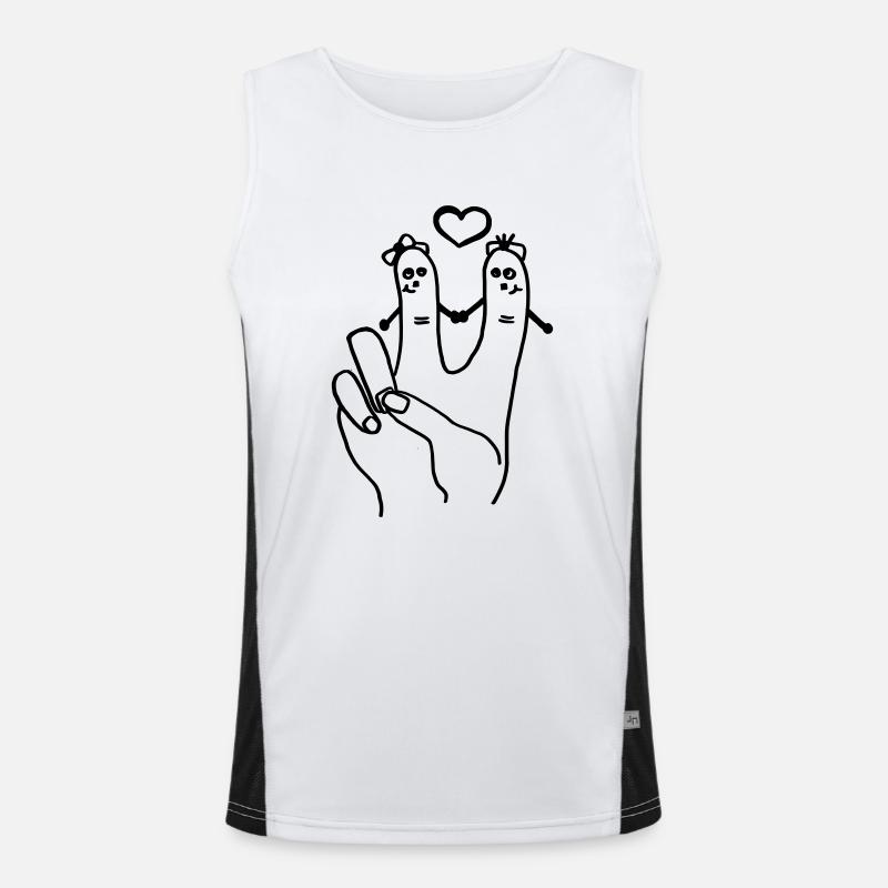 Peace Men's Functional Contrast Tank Top 
