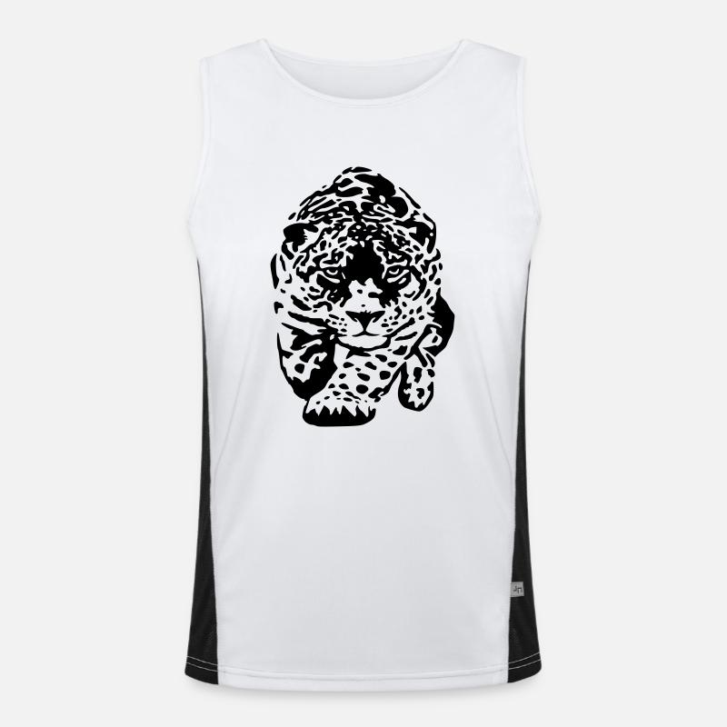 jaguar Funktionelles Kontrast-Tank Top für Männer 