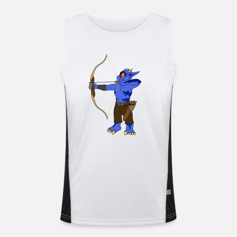 Bogenschießen Funktionelles Kontrast-Tank Top für Männer 