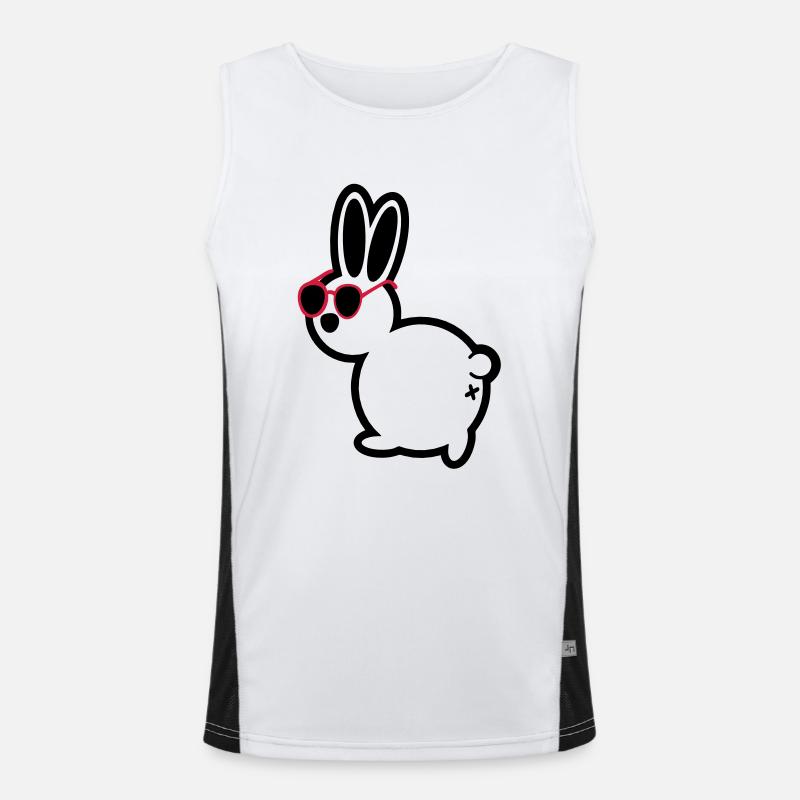 comic hase Men's Functional Contrast Tank Top 