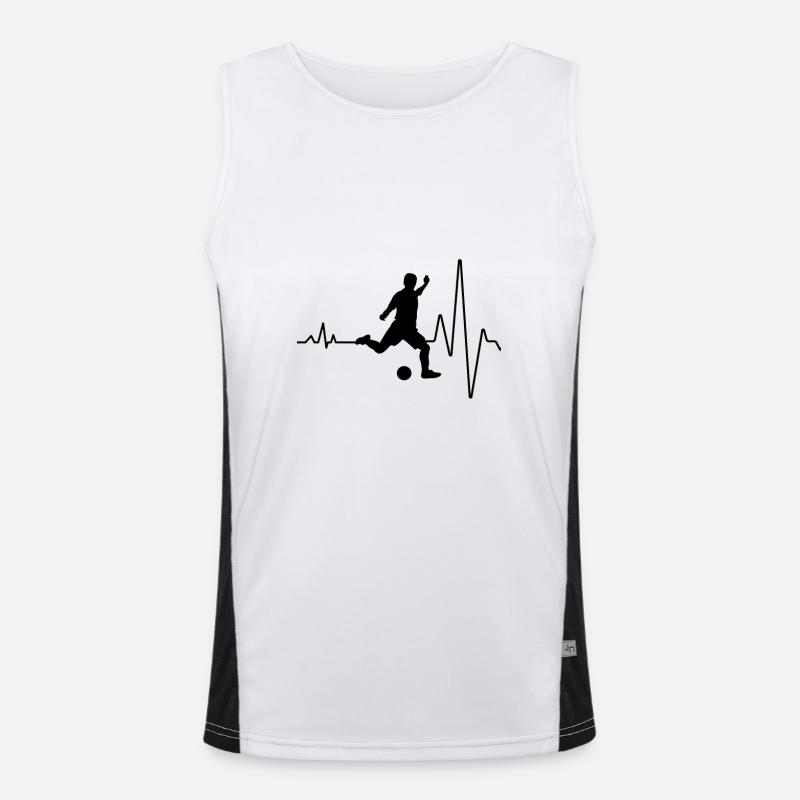 Fussball Funktionelles Kontrast-Tank Top für Männer 