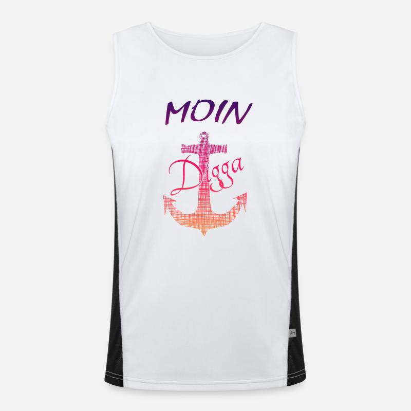Anker Moin Digga Funktionelles Kontrast-Tank Top für Männer 