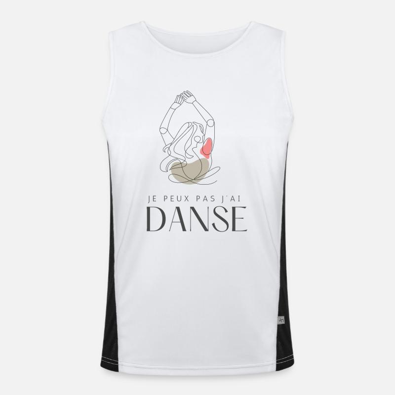 Je peux pas j'ai danse Débardeur respirant contrasté Homme 