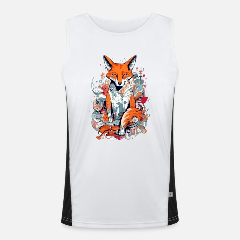 Master Fox Men's Functional Contrast Tank Top 