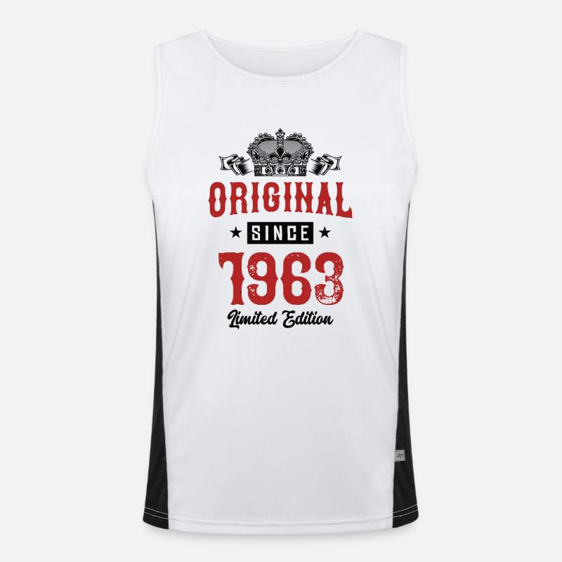 1963 Édition limitée Débardeur respirant contrasté Homme 