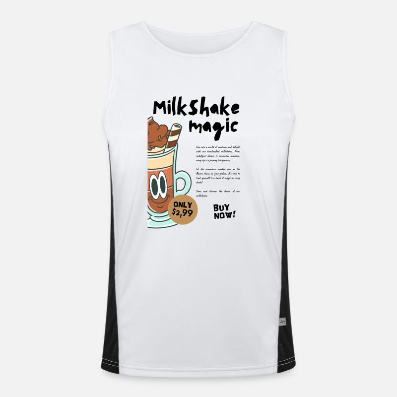 Milkshake magique Débardeur respirant contrasté Homme 
