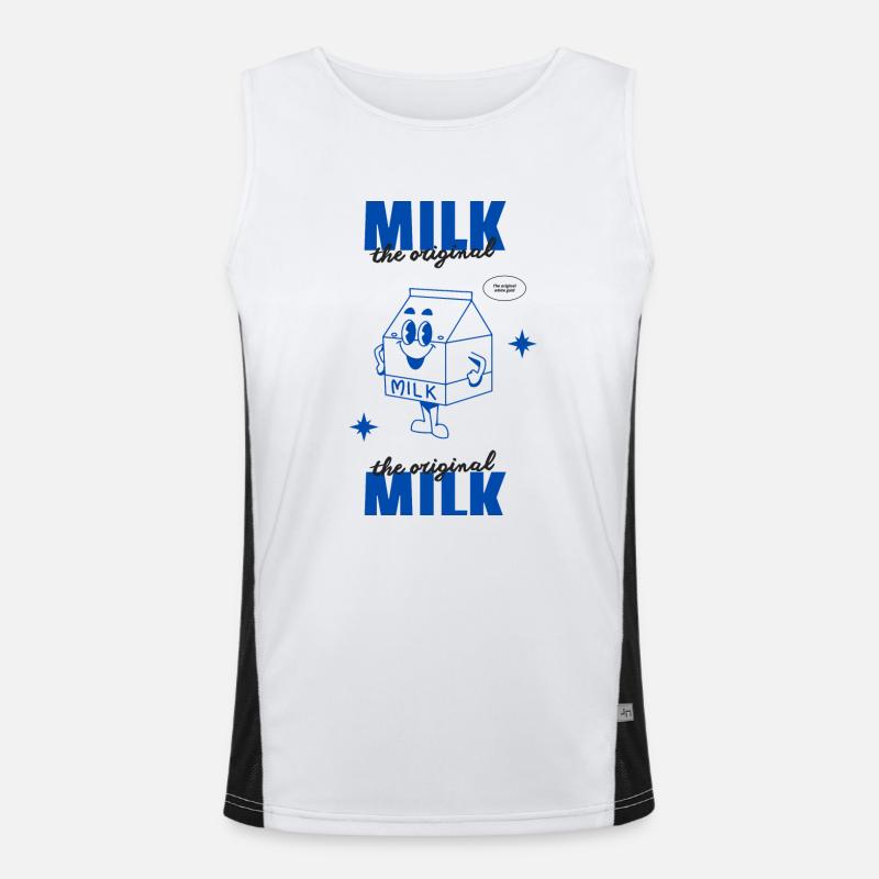 Lait - L’original Débardeur respirant contrasté Homme 
