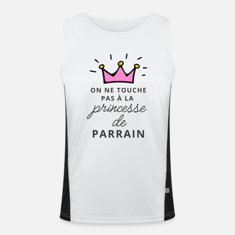 Princesse de parrain Débardeur respirant contrasté Homme 