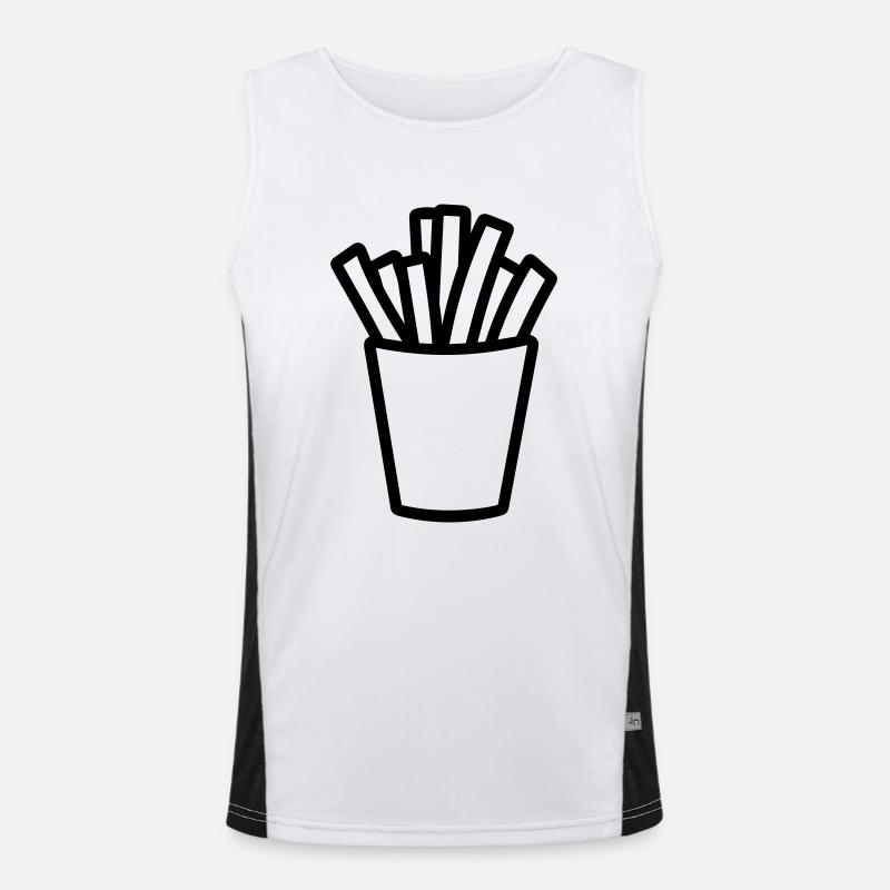Frites Débardeur respirant contrasté Homme 