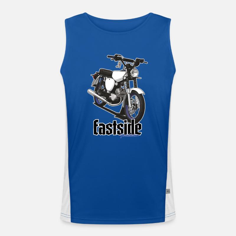 S51 (weiß) // Illustration Funktionelles Kontrast-Tank Top für Männer 