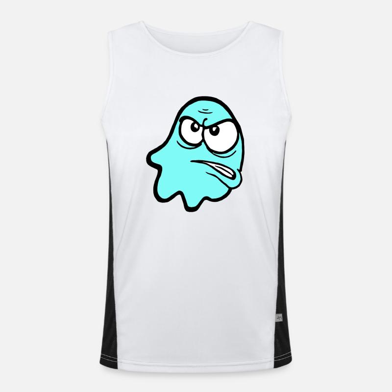 Knurri in turquoise Men's Functional Contrast Tank Top 