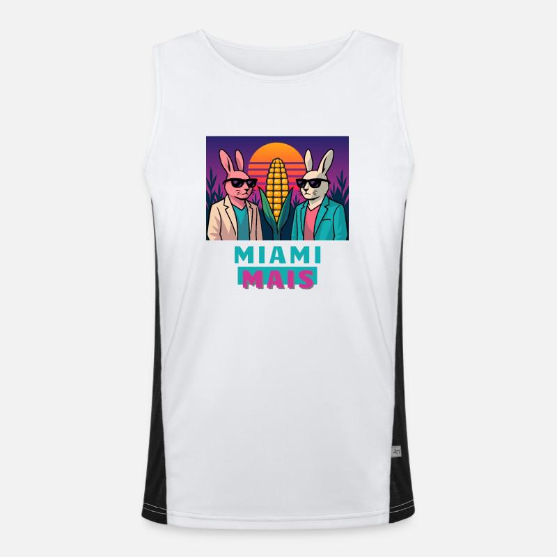 Maïs de Miami Débardeur respirant contrasté Homme 
