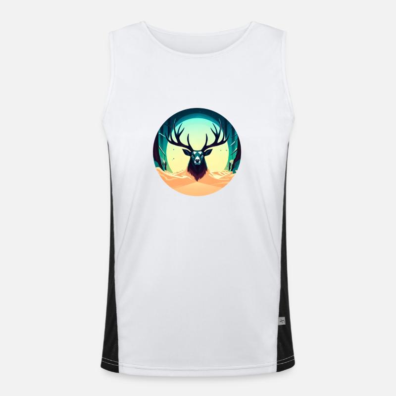 Deer Men's Functional Contrast Tank Top 