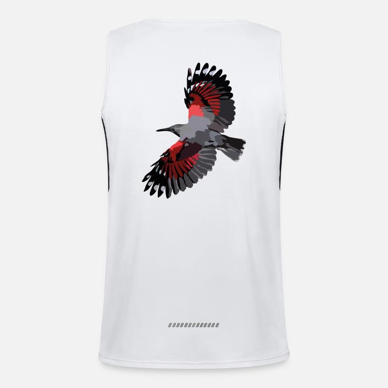 Mauerläufer Funktionelles Kontrast-Tank Top für Männer 