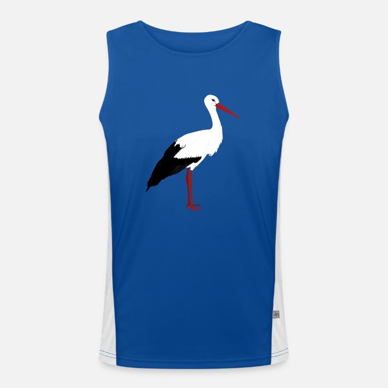 Stork stands Men's Functional Contrast Tank Top 