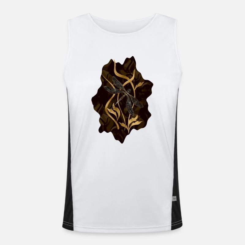 Dragonfly Men's Functional Contrast Tank Top 
