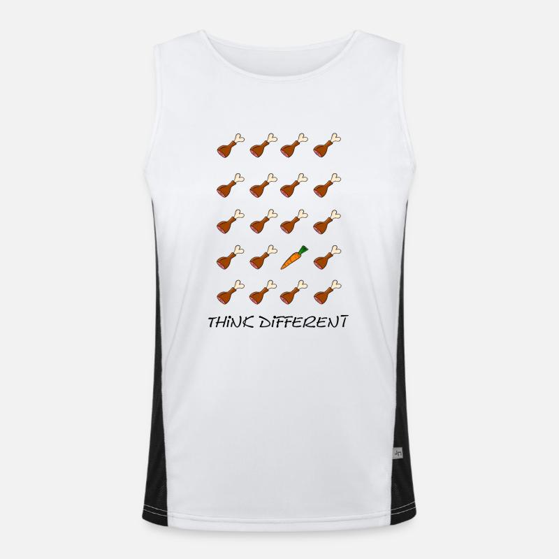 Think different Men's Functional Contrast Tank Top 