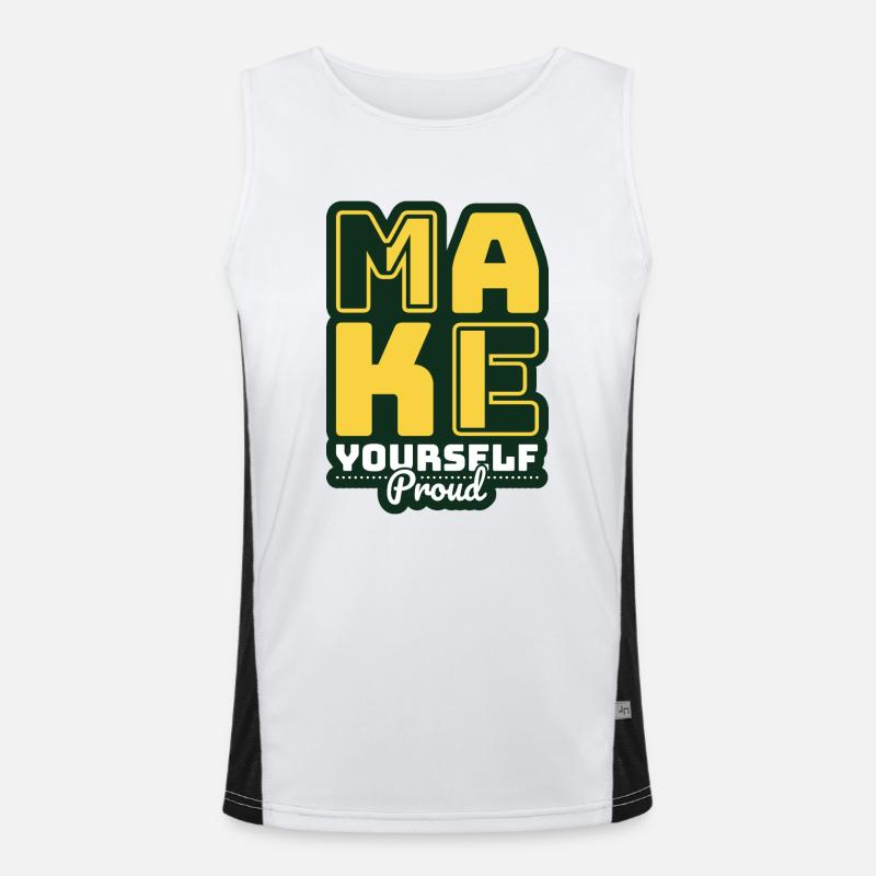 Make Yourself Proud Men's Functional Contrast Tank Top 