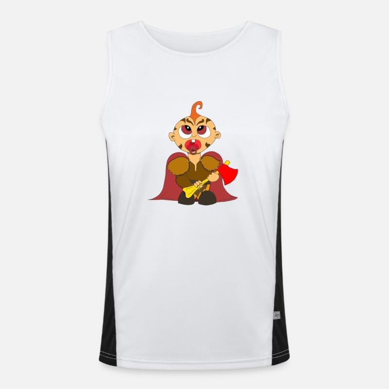 Golia bambino Canotta sportiva da uomo in contrasto cromatico 