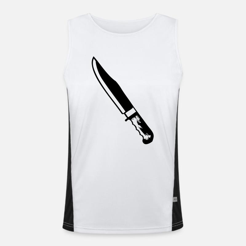messer Funktionelles Kontrast-Tank Top für Männer 