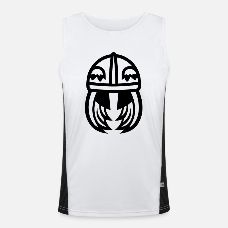 Guerrier Casque de viking Débardeur respirant contrasté Homme 