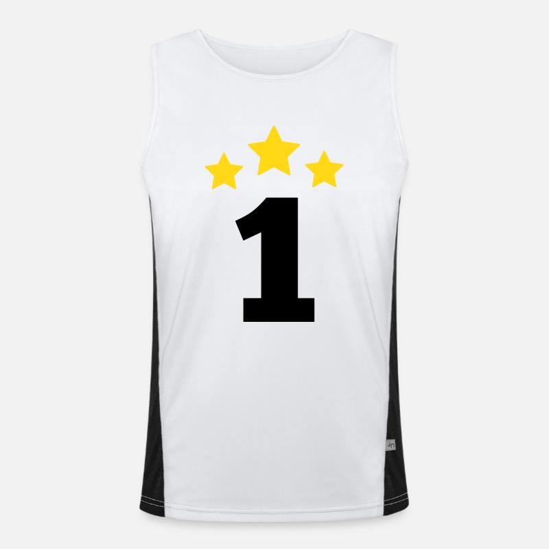 1 Year Star - 1st Anniversary Gift Men's Functional Contrast Tank Top 