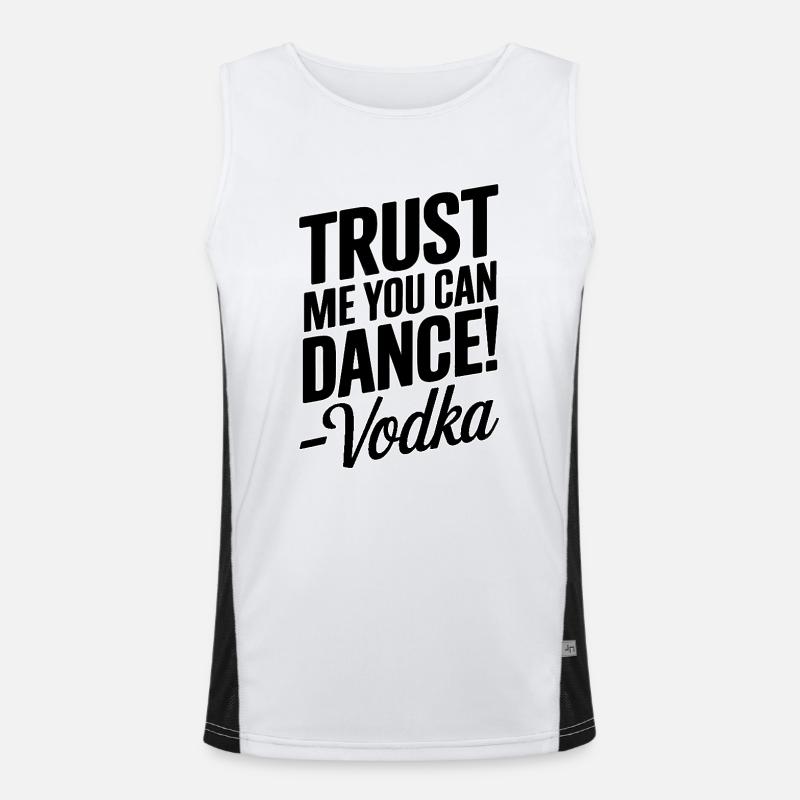 Trust me you can dance. - Vodka Funktionelles Kontrast-Tank Top für Männer 
