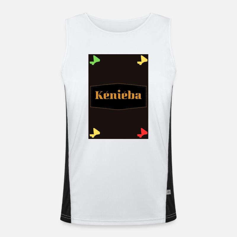 Kéniéba Men's Functional Contrast Tank Top 