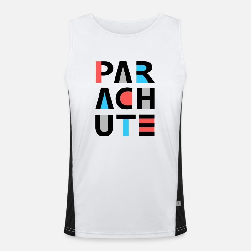 Fallschirm Funktionelles Kontrast-Tank Top für Männer 