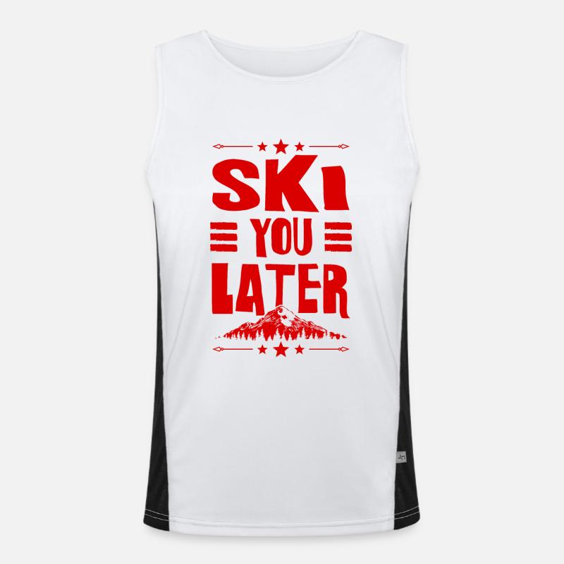 Ski Skiing Débardeur respirant contrasté Homme 