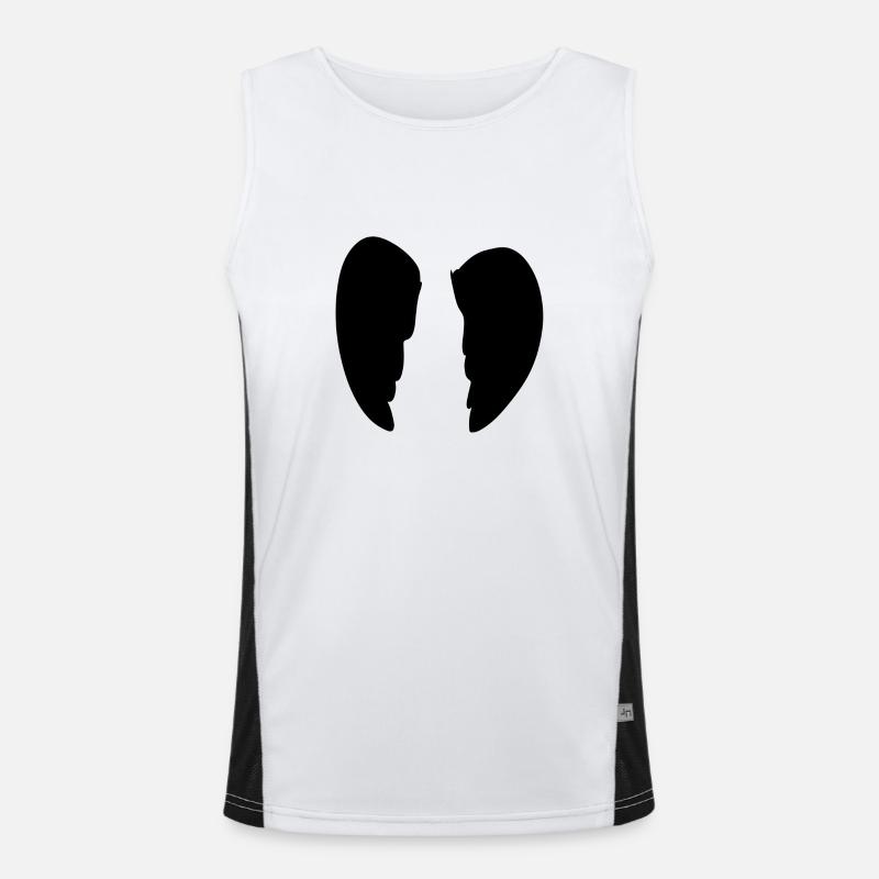 Ailes Ange Symbole Forme Débardeur respirant contrasté Homme 