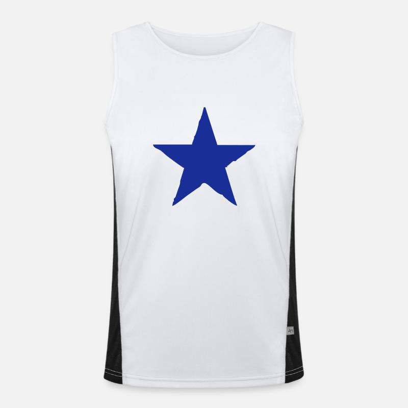 stern Funktionelles Kontrast-Tank Top für Männer 